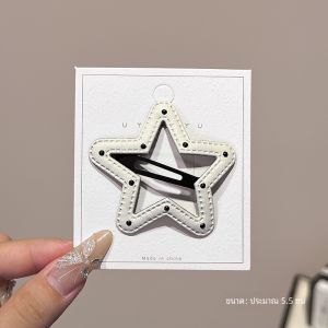 กิ๊บติดผมลายเมฆดาวสีสันสดใสสไตล์เกาหลีสำหรับผู้หญิง กิ๊บติดผมรูปเมฆและดาวสไตล์หวานๆ สุดเก๋สำหรับสาวๆ