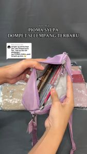 DEOBAGS PIOMA SYLPA / TAS SELEMPANG WANITA 2 RESLETING / TAS NYLON ANTI AIR / TAS HP