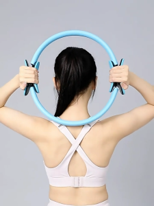 Pilates Ring Circle Fitness Ring Magic Circle Pilates Ring 38cm for Thigh Workout Yoga Ring Thigh Toner Inner Thigh Exercise Equipment for Women Pilates Equipment Thigh Master