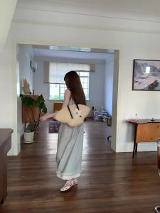 Tea-time French Strappy A-Line Summer Dress