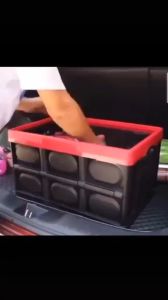 💟𝙂𝒊𝙖́ 𝙍𝒆̉💟Thùng Đựng Đồ Đa Năng - Thùng Gấp Gọn Đề Đồ Cốp Sau Xe Ô Tô - Dung Tích 30-56 Lít Có Túi Lót Chống Thấm