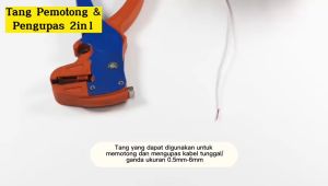 [Serbaguna] Tang Pengupas Kabel Listrik 2in1 Pemotong Kabel  Cable Stripper UTP LAN