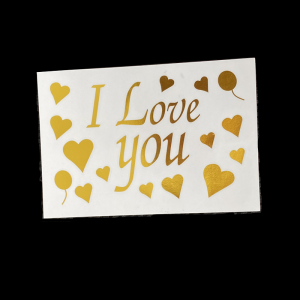 Decorative Balloon Stickers Self Adhesive Birthday Happy Double Happiness ILOVEYOU Festive Celebration round Latex Balloons