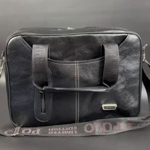 Tas Laptop 14\\\" Inchi Kulit PU Leather Polo Amstar Tas Pria Tas Kantor Tas Jinjing Tas Selempang Waterproof