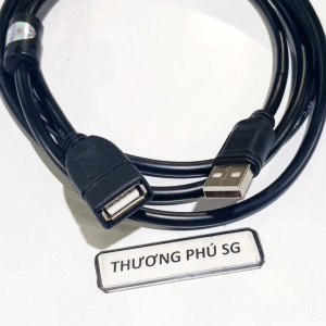 Cáp nối dài USB dài 1.5m / Chuẩn USB 2.0 Cáp chống nhiễu màu Đen