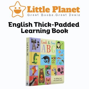 [Look & See ABC] English Book Alphabet Cognitive Kids Book Bedtime Book Early Learning Story Book Buku Kanak Kanak Buku Inggeris 英语儿童书 英文书