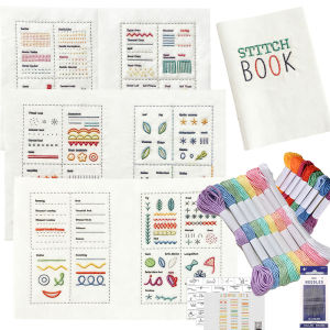 Basic Hand Embroidery Stitches Book For Beginners DIY Sewing Book stitch books DIY stitch books embroidery sewing books