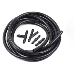 Car Wiper Rubber Spray Hose Windshield Washer Nozzle Hose With I/T/Y 3 Type Pipe Adapter Connector