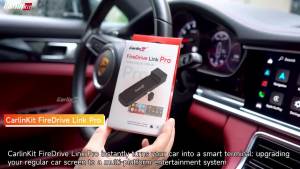 CarlinKit FireDrive Link Pro Wireless CarPlay Adapter for Amazon Fire TV Stick HDMI Android Auto Car TV Mate Video Streaming Box