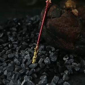 NEW SAKTI TONGKAT GOKONG PAJANGAN AKSESORIS/SUN WUKONG GAME TOYA 22CM BLACK MYTH ORIGINALL