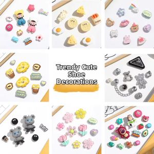 BAIMUQINGCHEN | DIY 3D Decorative Shoe Charms Brown