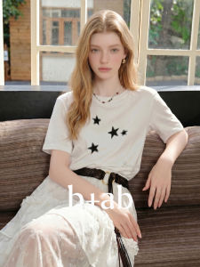 Cotton Summer 2026 New Leisure White T-shirt