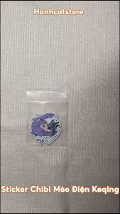 [Genshin Impact] Sticker Keqing - Hình dán chibi keqing ( set 10 hình )