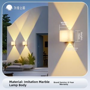 VINCAN | Waterproof Imitation Marble Wall Washing Light