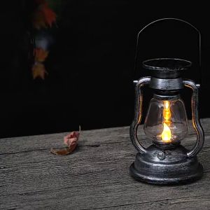 ANJOU Emergency Lamp Rechargeable Solar Camping Lantern Outdoor LED Light Portable with Light Stand