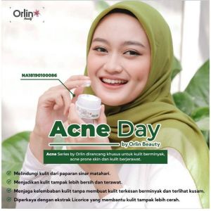 Acne Day Orlin Beauty / Krim Siang Jerawat / Skincare bpom