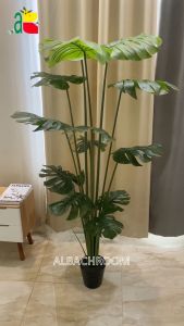 POHON PALEM MONSTERA HIAS BUATAN DEKORASI RUMAH PESTA ARTIFICIAL RB6054