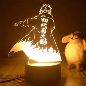 Naruto Shippuden Statue Collectible Action Figure Surrounding Birthday Gift Night Light Static Model Toy for Ages 3 And up