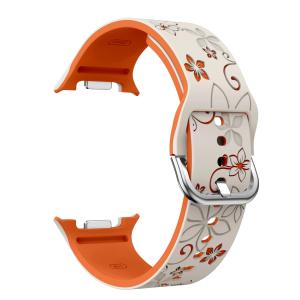 Sport Band for Samsung Galaxy watch 8 44mm 40mm Silicone Engraved Wrist Belt Bracelets Correa Galaxy watch 8 classic 46mm Straps