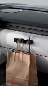 Universal Dual Hook Storage Clip Hidden Sliding Buckle Cable Holder for Vehicle & Home Desk Organizing Tool Self-Adhesive Hook