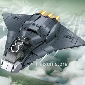 Sluban | 159PCS Air Force The Sixth Generation Stealth Fighter Jet Model Building Blocks Sets DIY Educational Toys for Children