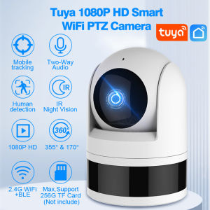 Tuya WiFi Camera 1080P Indoor Smart Life Security Camera Baby Monitoring Motion Tracking Sound Alarm Voice Intercom Night Vision