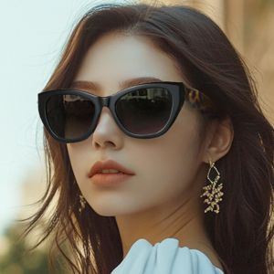 ZENOTTIC 2025 Polarized Sunglasses Women Cat-Eye: Trendy Cateye Sunglasses for Woman - Cute Sun Glasses UV400 Protection
