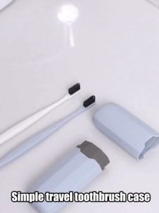 Compact & Dust-proof Travel Toothbrush Case: Portable & Multipurpose