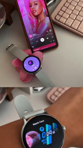 MODOFO Ultra Smartwatch Bluetooth Calling 7.7mm Slim Design HD Display Health Monitor for Men Women