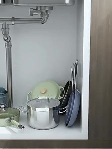 Pot Storage Stainless Steel Kitchen Shelf