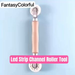 LED Strip Channel Roller Tool Portable Light Strips Quick Installation Fixing Auxiliary Tools for 5-8mm Wide LED Strips