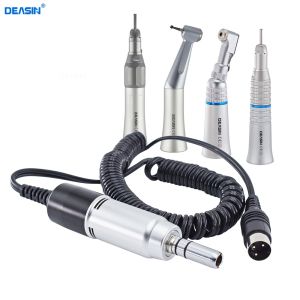 Deasin Dental Lab E Type Handpiece Micromotor 35000 rpm Dental Micromotor Nail Drills Machine Tool Handpiece