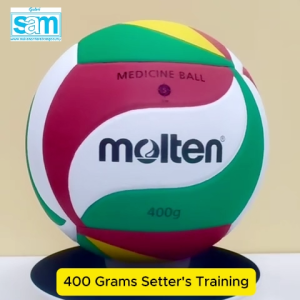 Molten V5M9000-M Setter Training Volleyball – 400g | Premium PU Leather Medicine Ball