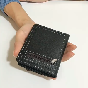 Ví Bóp Nam Dọc Nhiều Ngăn Phong Cách Cổ Điển May Viền Có Ngăn Zip Nhỏ  Chắc Chắn Bền Bỉ  DV116