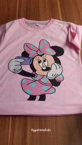 Baju Atasan Anak Perempuan Lucu Import 1 - 10 Tahun Gambar Minnie - Hypelane Kids - DTF