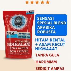 Kopi Bubuk Arabica Robusta Original Sidikalang 1kg 1 Kg Asli Bubuk Murni Medan