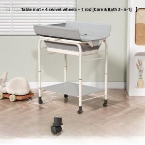 Multifunctional Folding Baby Care Table Integrated Bathing Changing Diapers Station Portable Baby Changing Table Desk