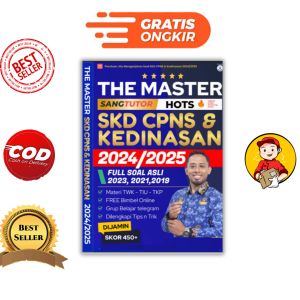 BUKU THE MASTER SANG TUTOR HOTS SKD KEDINASAN  2024 2025 FULL SOAL ASLI