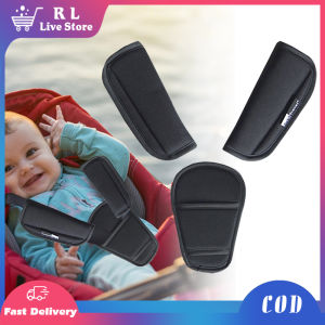3 Pieces Seat Belt Shoulder Protector Universal Black Car Child Soft Seat Safety Covers For Pushchair