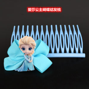 Princess Sophie หวีผมนางเงือก Headwear สีม่วง โบว์ Knot Frontal อุปกรณ์เสริมผม Little < Ne2> ผมหางม้า Hairdressing เครื่องประดับ