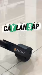 Cây Lăn Sáp Chà Ron Gạch – Dụng Cụ Lăn Ron Lăn Keo Ron Gạch Nền Gạch Tường – Tay Cầm Inox Dài Dễ Dùng Tiện Lợi Cho Thợ và Gia Đình