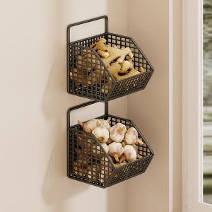 Multifunctional Garlic Ginger Organizer Shelf
