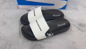 skechers Mens Classic Slippers Thick Rubber More Comfortable Foot OEM