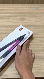 Catokan Rambut Lurus Tahan Lama Smoothing - KM 2131 Curly Hair Straightener 2In1 Gagang Anti Slip