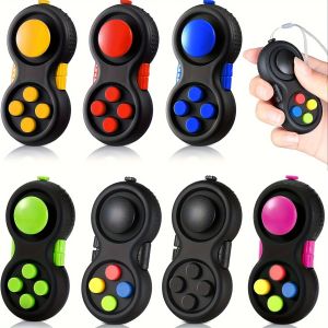 Fidget Pad with 8 Fidget Functions Fidget Controller Stress Reducer Fidget Toy Cube Relieves Stress and Anxiety Toys