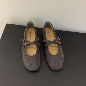 French Gentle Style Mary Jane Shoes Red