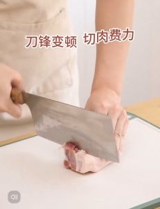 Knife sharpening hand guard 2-in-1 Kitchen knife back protects hands to solve difficult-to-cut