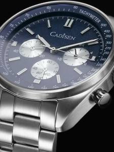 Đồng Hồ Nam CADISEN 2024 Máy Quartz Chức Năng Chronograph Dây Thép Không Gỉ Cao Cấp Kim Dạ Quang Phong Cách Thể Thao Thương Hiệu Hàng Đầu Đồng Hồ Doanh Nhân.