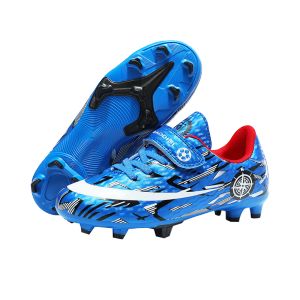 เสื้อผ้าลูกค้าใหญ่ รองเท้า EU28-39 ปลาหมึกคริสเตียโน่ โด้รองเท้าฟุตบอลเด็ก TF ชุดล่าสุด เล็บหักหญ้าเทียมกันลื่นทนทาน