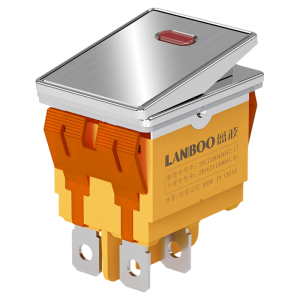 LANBOO | High Quality Metal Boat Switch 2 Position Maintained Type